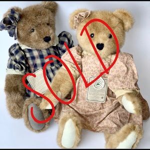 Boyd’s Teddy Bears with Dresses and Matching Bows